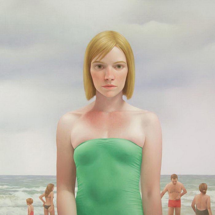 Для своих работ художник выбирает нестандартных красавиц 