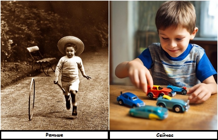 Игрушки раньше и сейчас