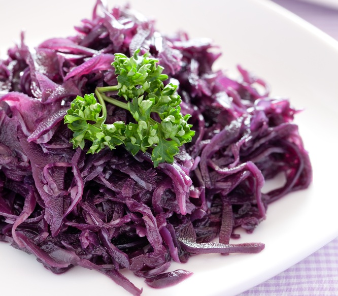 как готовить салат из синей капусты