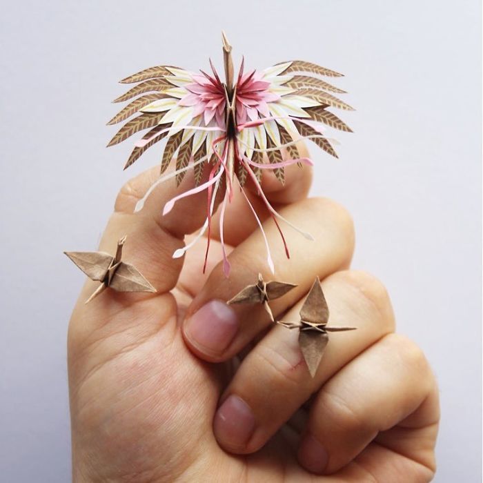 I Folded And Decorated An Origami Crane Every Day, For 1000 Days