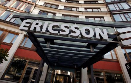 The exterior of Ericsson's headquarters is seen in Stockholm April 30, 2009. REUTERS/Bob Strong/File Photo