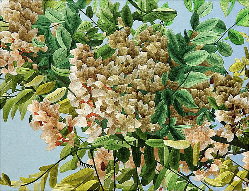 Вышивка шелком по шелку - жемчужина восточного искусства Вышивка шелком по шелку - жемчужина восточного искусства вышивка