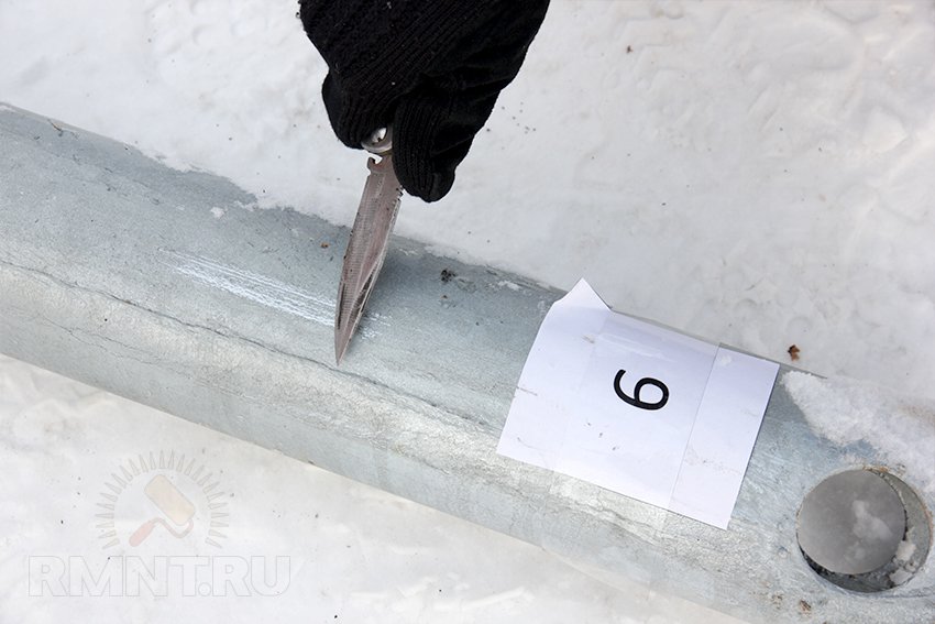 Тест винтовых свай