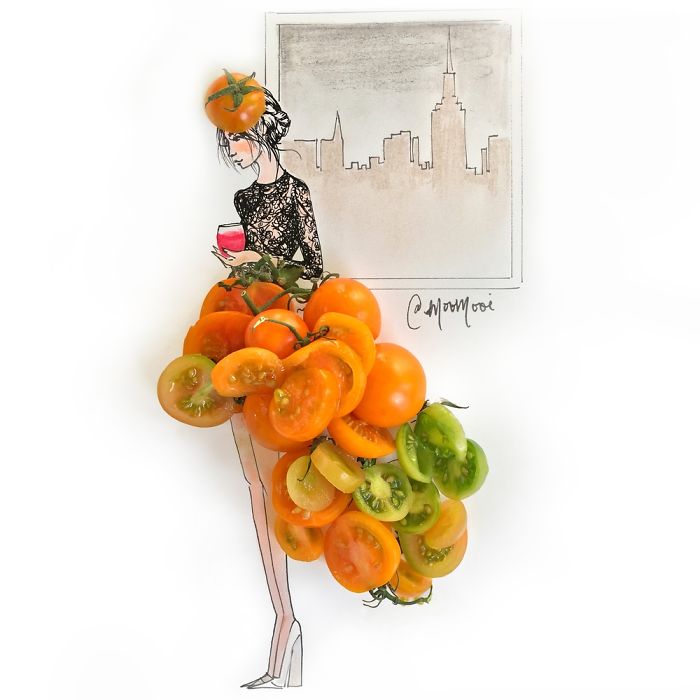 Flower Fashion Illustrations