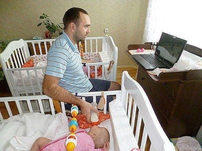 30 фото, от которых будут смеяться все родители. Позитив на весь день!