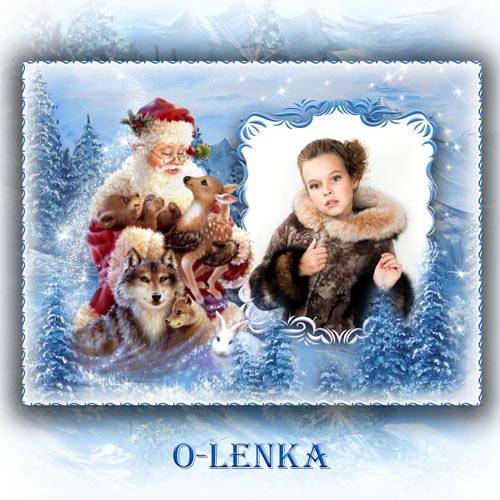 Новогодняя фоторамка - Вот какие чудеса