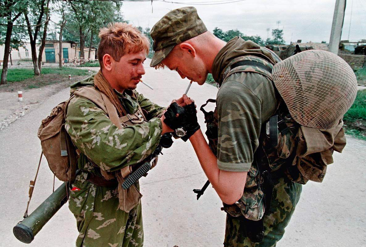 Август 1996 года. Грозный. Фото Андрея Немёнова