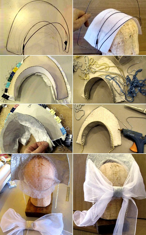 Кокошник Снегурочки своими руками на Новый год 2018