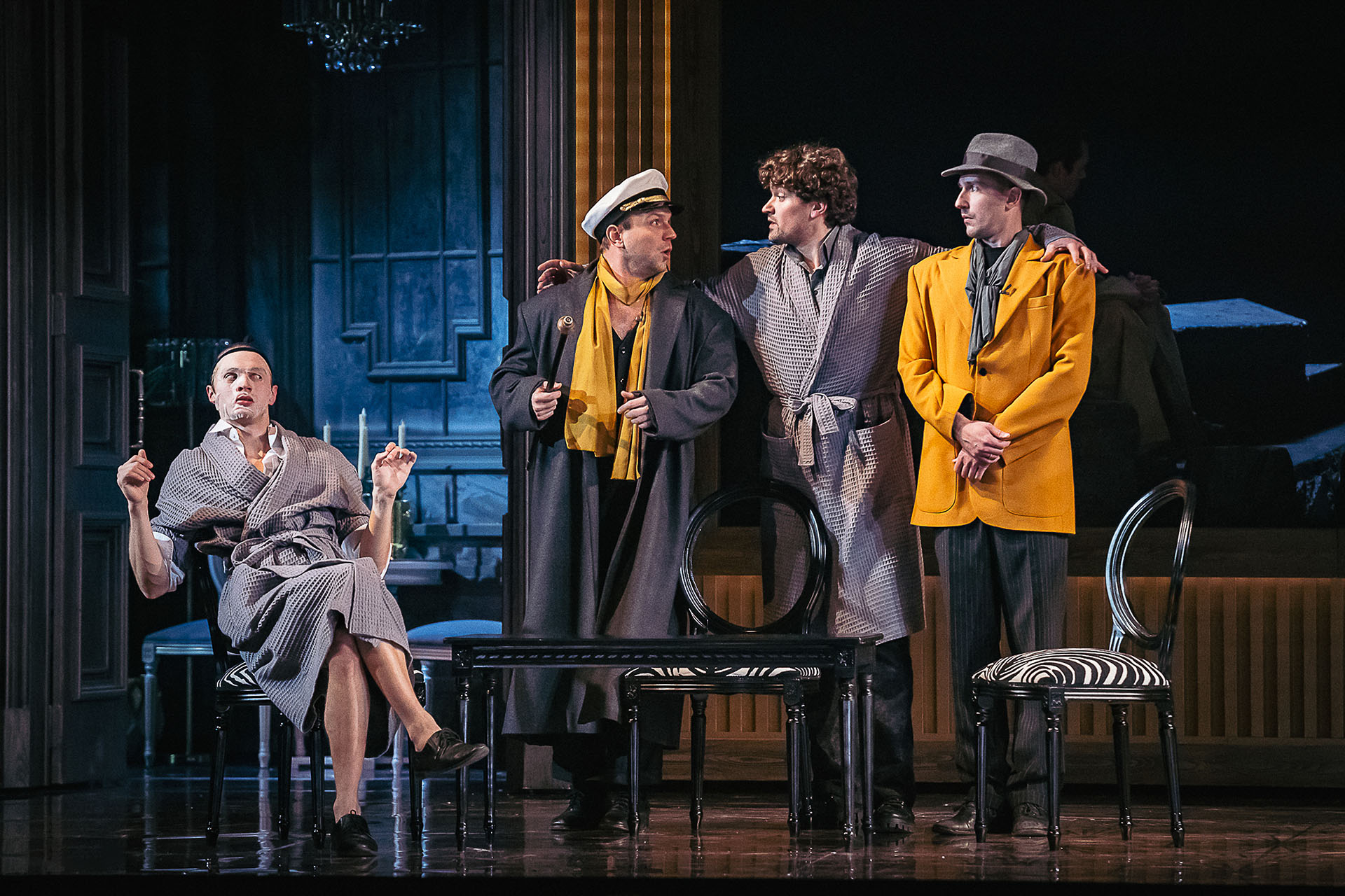 Сцена из спектакля «Игра интересов»