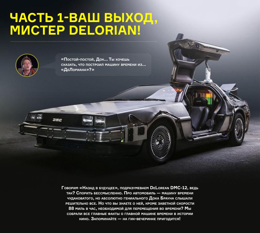 Все машины из фильмов «Назад в будущее» DeLorean, будущее», времени, «Назад, машины, Марти, части, второй, восьмидесятых, фильма, первой, автомобилей, DMC12, ХиллВэлли, долларов, потому, автомобиль, третьей, перемещения, лошадиных