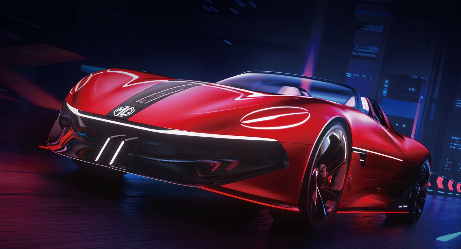 Шоу-кар MG Cyberster будет собирать деньги на своё производство Автомобили