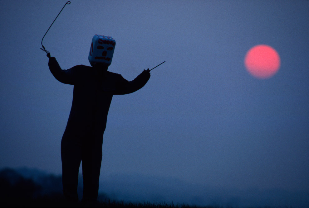 Пугала: страшные фотографии из сельской местности Англии Европа,Путешествия,фото