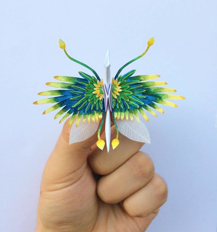 I Folded And Decorated An Origami Crane Every Day, For 1000 Days