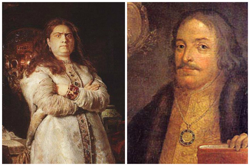 Царевна Софья, регентша при царе Иоанне V Алексиевиче, сестра малолетнего Петра I, сделала своим фаворитом князя Василия Голицына государи, длиннопост, интересное, история, общество, фавориты
