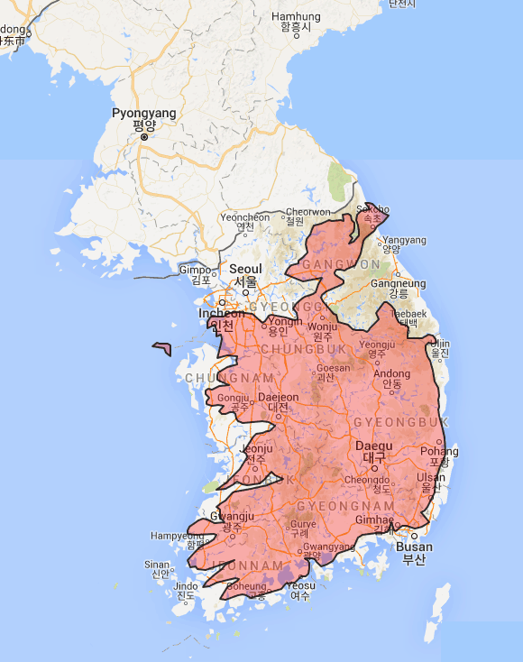 10. Неожиданная схожесть контуров Ирландии и Южной Кореи в мире, интересно, карта, познавательно, фото