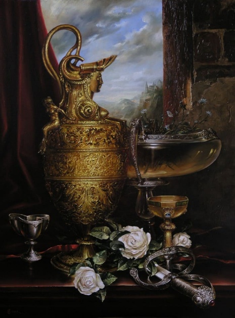 Художник Сергей Фёдоров. Многослойные натюрморты Художник Сергей Фёдоров. Многослойные натюрморты