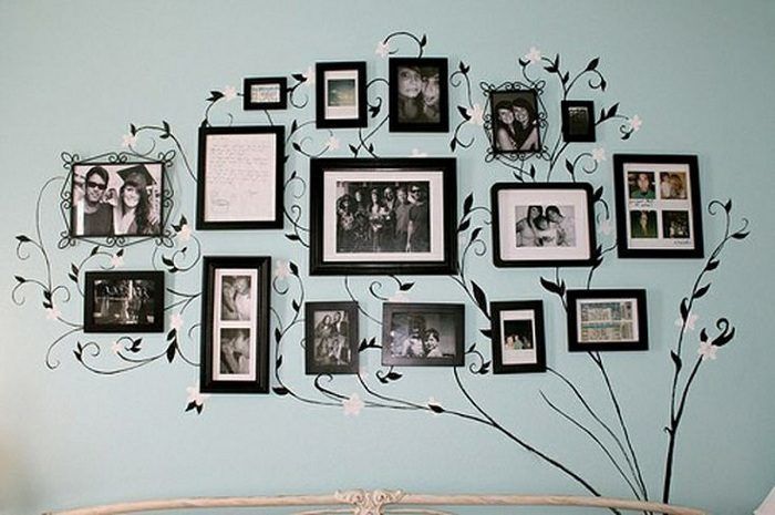 Идеи для домашней фотогалереи декор,идеи и вдохновение