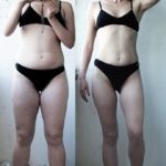 Фото женщины до и после однократного использования методики похудения Елены Малышевой