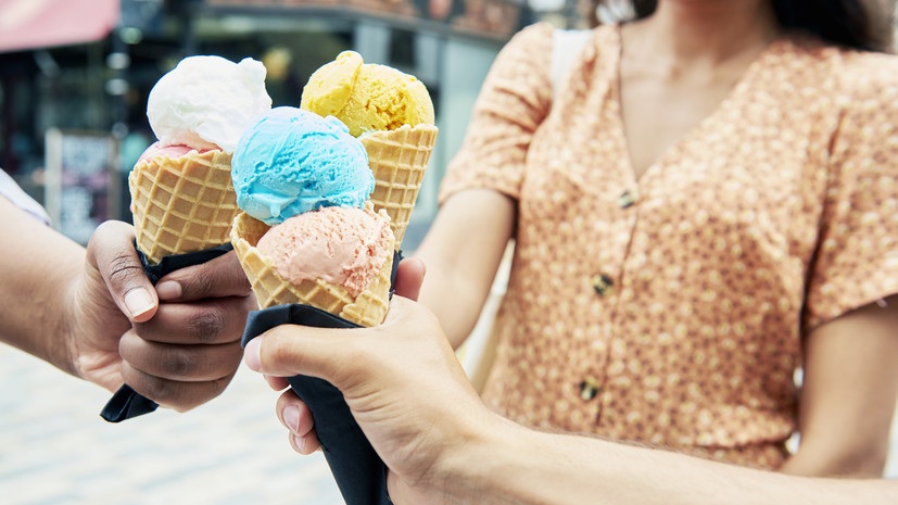 Фестиваль «Мороженое и сладости» проходит на Тверском бульваре Москвы