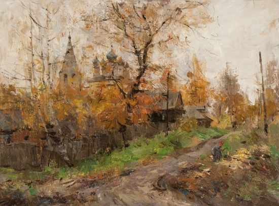 Художник Александр Косничев. Когда звенит последний листопад 