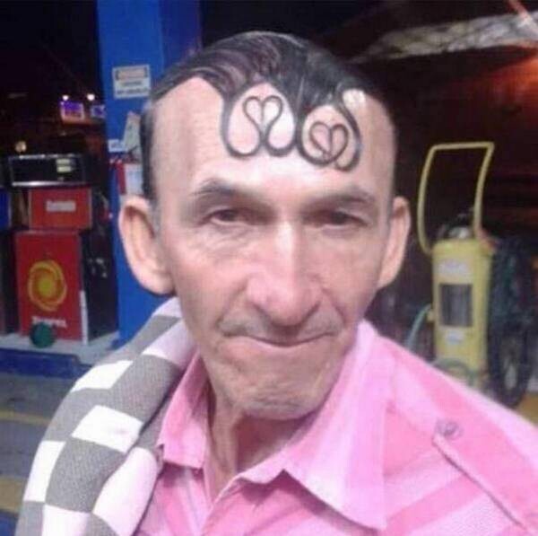 Сумасшедшие стрижки и причёски Сумасшедшие стрижки и причёски