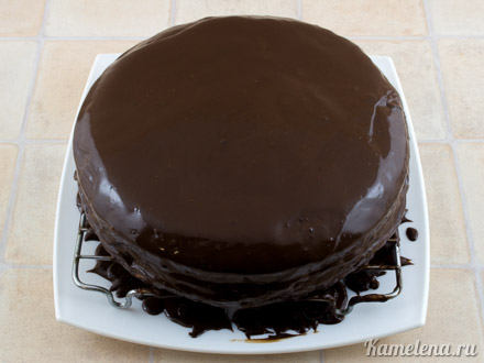 «Дьявольский» шоколадный торт — 13 шаг