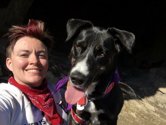 lady-with-dog-tongue-out