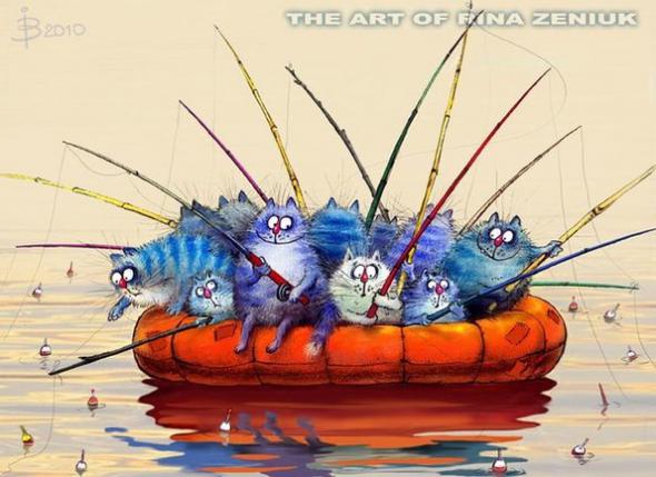 Непростая жизнь дворовых кошек и котов. Художница Ирина Зенюк Непростая жизнь дворовых кошек и котов. Художница Ирина Зенюк иллюстрация