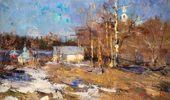 Художник Александр Косничев. Когда звенит последний листопад 