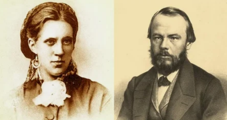 Достоевский с женой