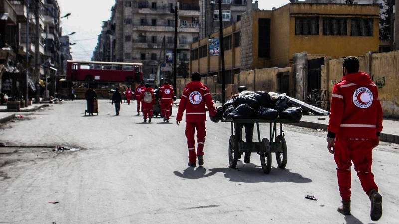 Алеппо: сотрудник Красного Полумесяца погиб при обстреле со стороны террористов