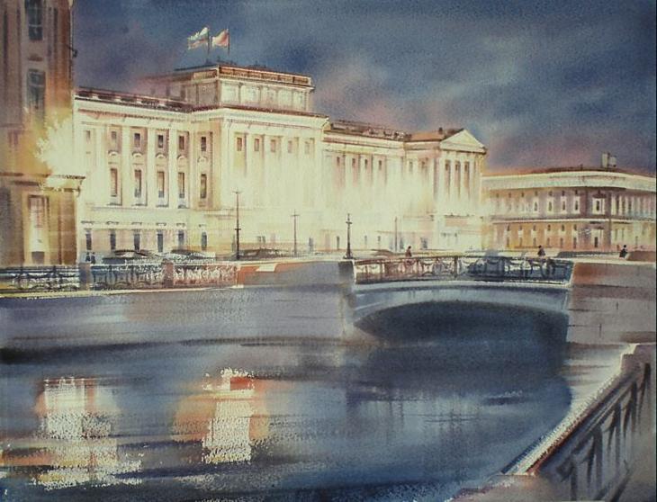 Блистательный Санкт-Петербург. Художник Кузема Константин Станиславович Блистательный Санкт-Петербург. Художник Кузема Константин Станиславович живопись