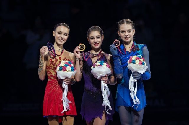 В женском катании на Гран-При-2019 весь пьедестал - у россиянок!