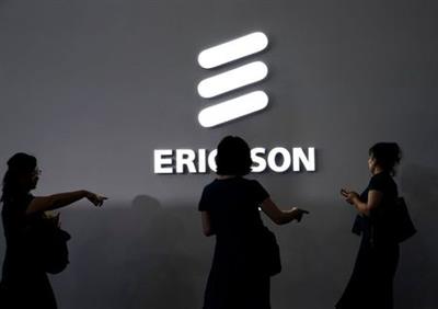 An Ericsson logo is pictured at Mobile World Congress (MWC) in Shanghai, China June 28, 2019. REUTERS/Aly Song