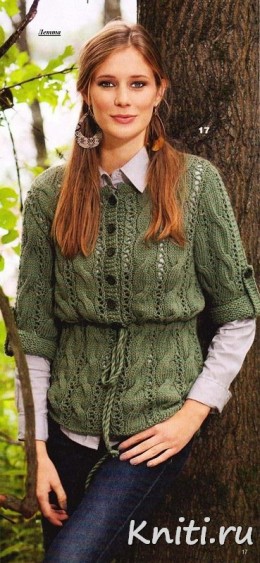 Пуловер с короткими рукавами