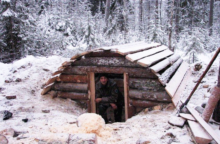 Финская баня землянка