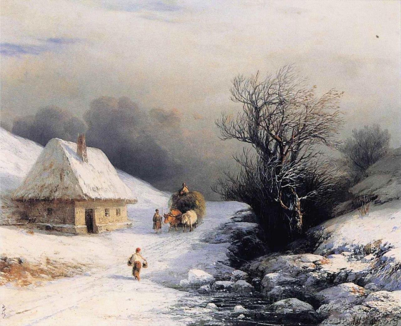 Зимние пейзажи Айвазовского