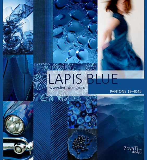 Lapis Blue pantone color trend for spring 2017