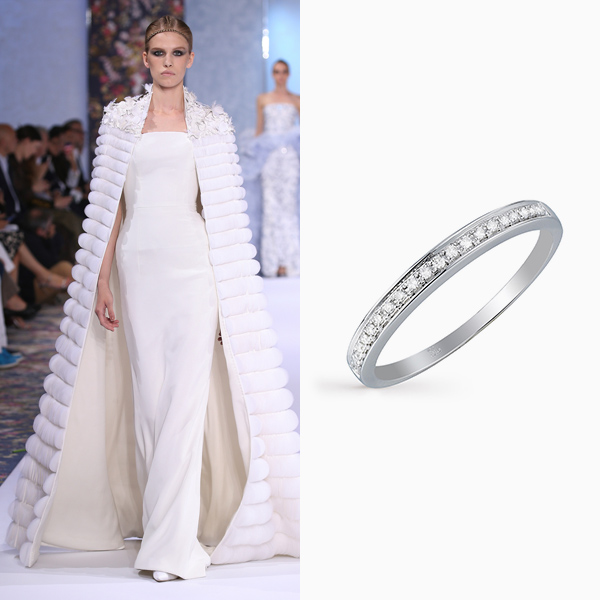 001 small9 Свадебные платья с Недели высокой моды в Париже + обручальные кольца к ним