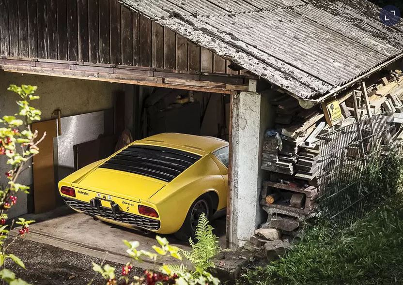 В старом сарае нашли Lamborghini за 1 млн фунтов стерлингов В старом сарае нашли Lamborghini за 1 млн фунтов стерлингов Марки и модели,ретро