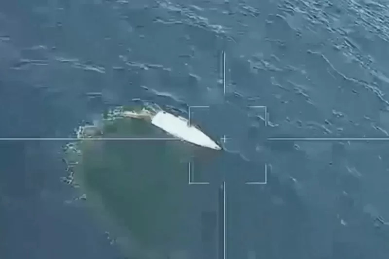 Кадры уничтожения БЭК противника в Черном море