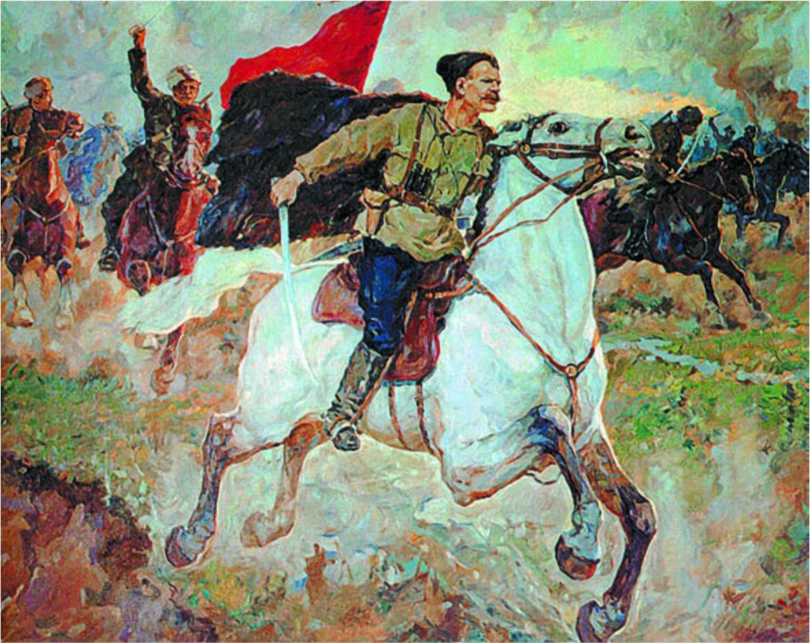 Произведение красный победа. Чапаев в 1917 году.