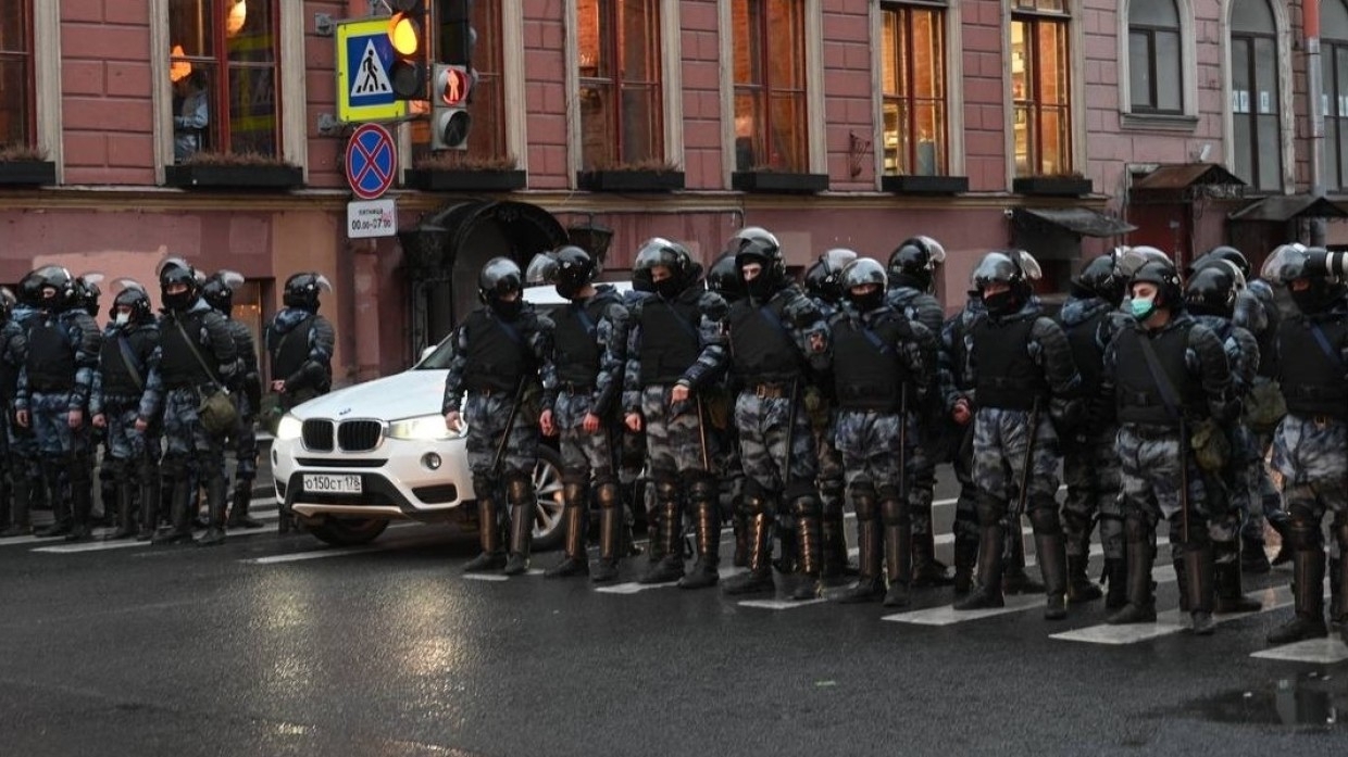 МВД назвало количество участников незаконного митинга в Москве