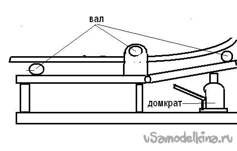 Самодельный трубогиб для профильных труб