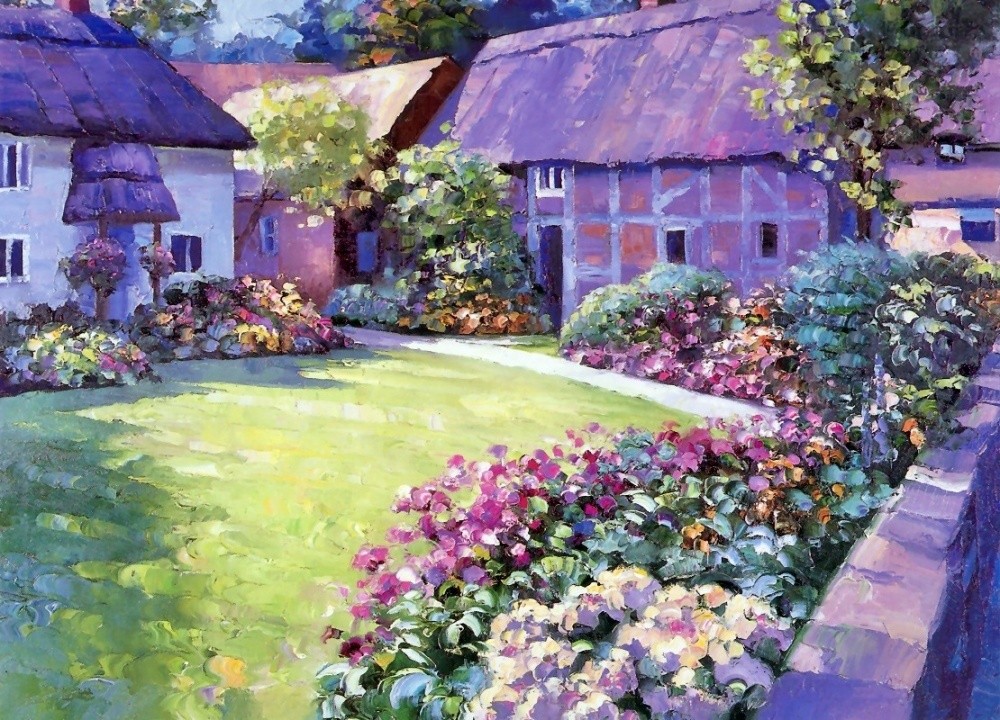 Когда будете скучать по лету, смотрите на картины этого художника. Его называют Моне XXI века 