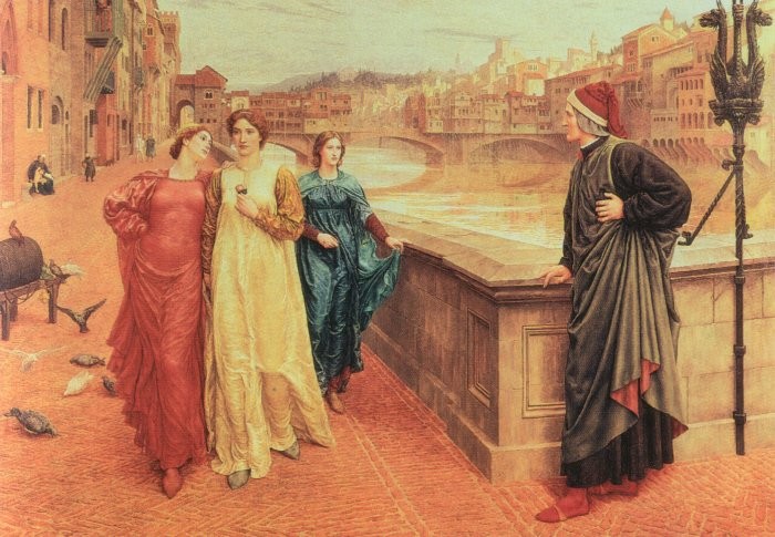 Генри Холидей «Данте и Беатриче» (1883)
