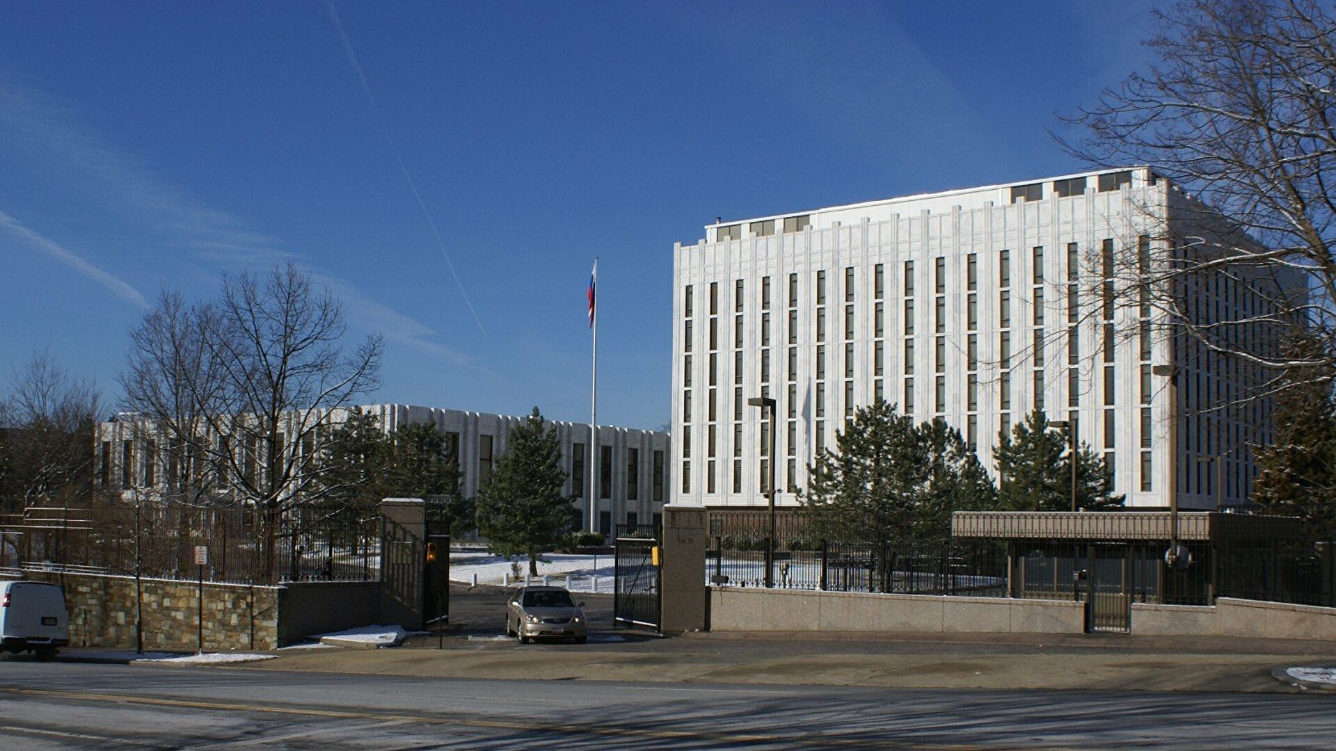 Здание посольства России в США - РИА Новости, 1920, 19.01.2022