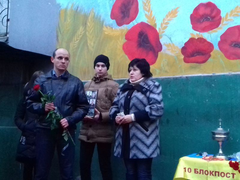 В Запорожье открыли мемориальную доску погибшему боевику «АТО» и обьявили его «ангелом»