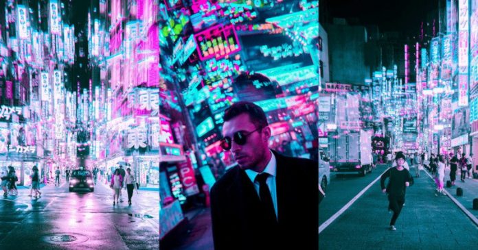 Снимки Токио и Сеула через фрактальные фильтры