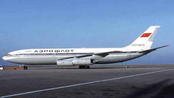 Ил-86: юбилей первого рейса небесного рекордсмена